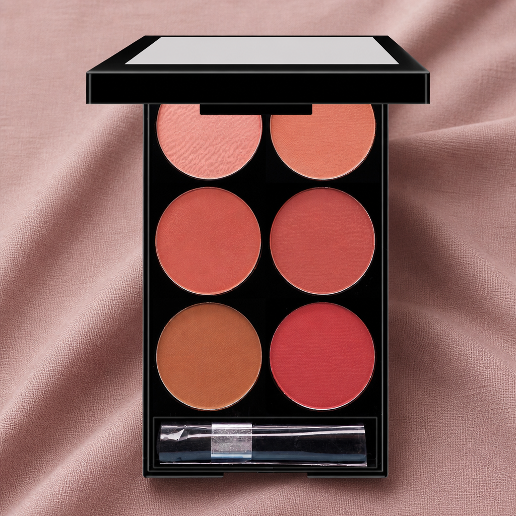 Sunset Soft Blush Palette — six-pan blush and contour palette by SleepyGirlys