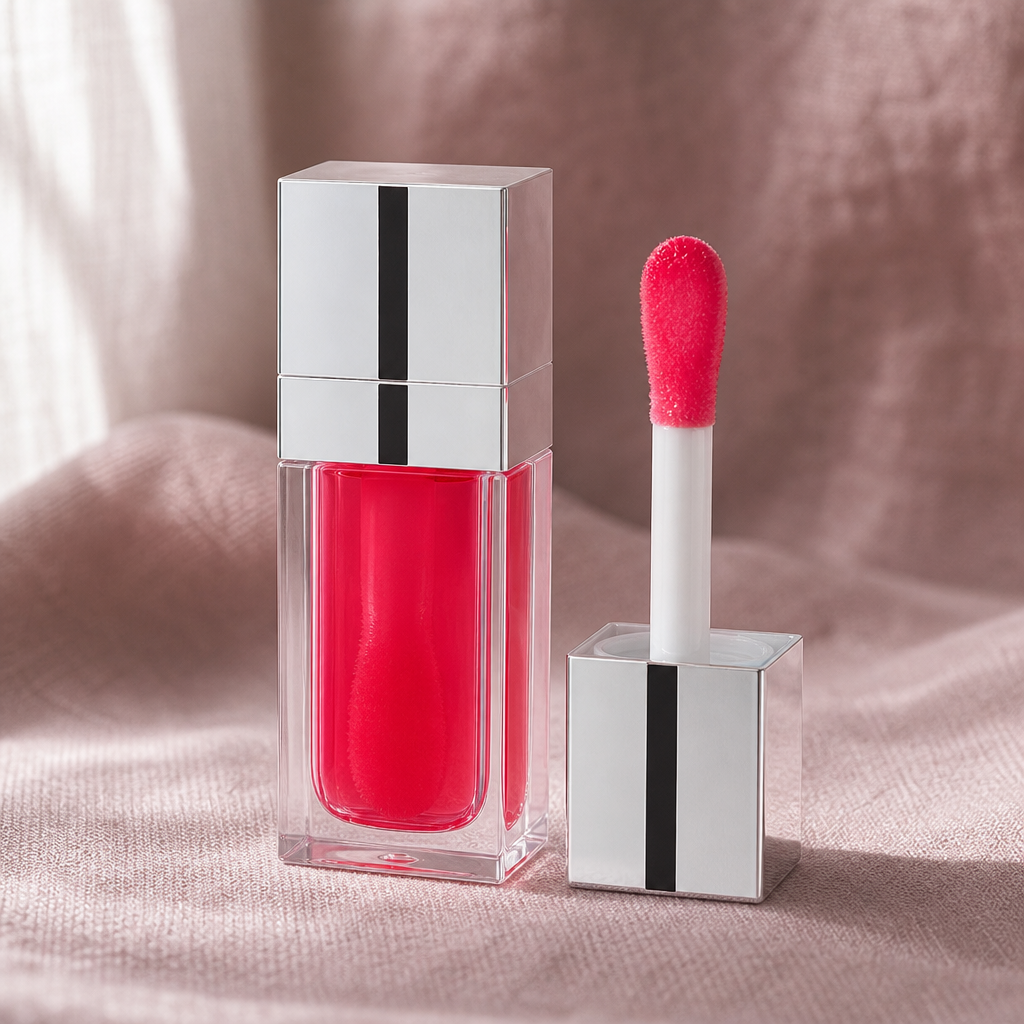 Moonlight Crystal Lip Oil clear-to-tinted lip gloss by SleepyGirlys