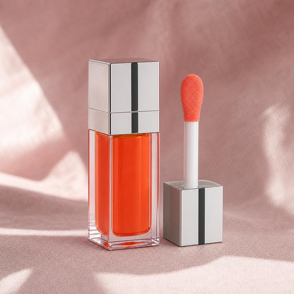 Moonlight Crystal Lip Oil, one of nine tinted shades from clear to mahogany