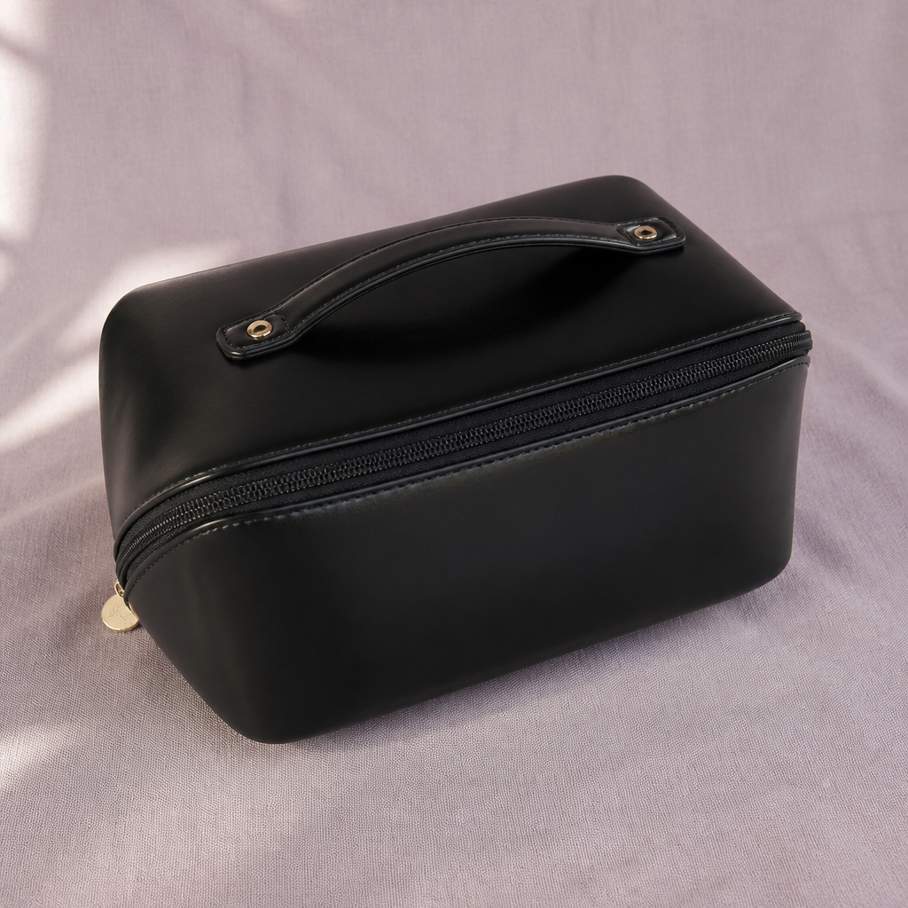 Vanity Soft Travel Pouch — zip travel makeup bag by SleepyGirlys