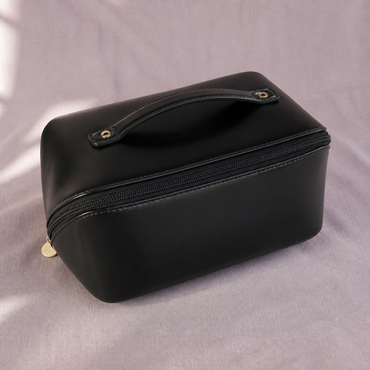 Vanity Soft Travel Pouch — zip travel makeup bag by SleepyGirlys