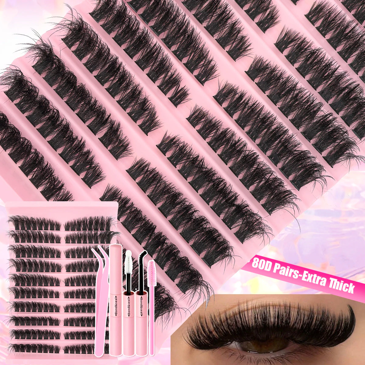 Soft Cluster DIY Lash Kit cluster lashes for a soft everyday flutter
