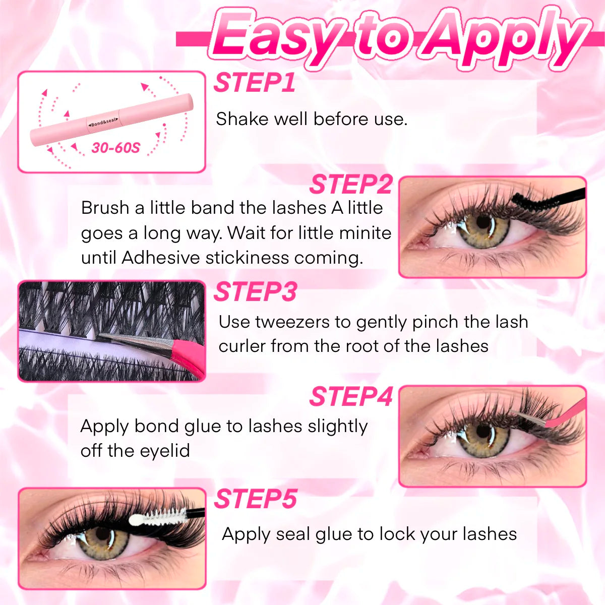 Soft Cluster DIY Lash Kit individual lash clusters for a custom lash map